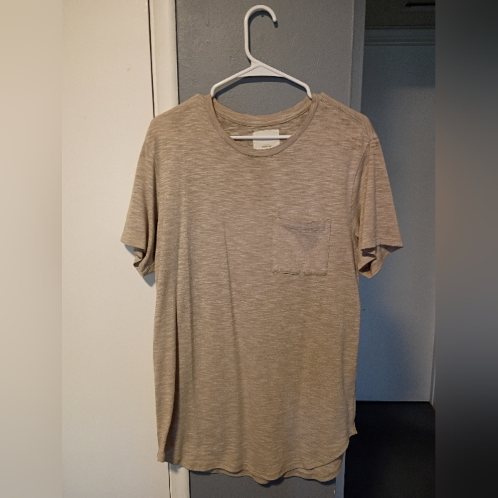 On the Byas Beige Short Sleeve Tee